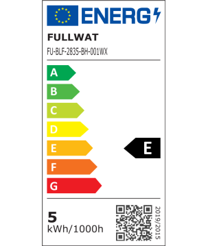 FULLWAT - FU-BLF-2835-BH-001W. Ruban led professionnel. 2700K - Blanc extra chaud - 12Vdc - 705 Lm/m - IP67