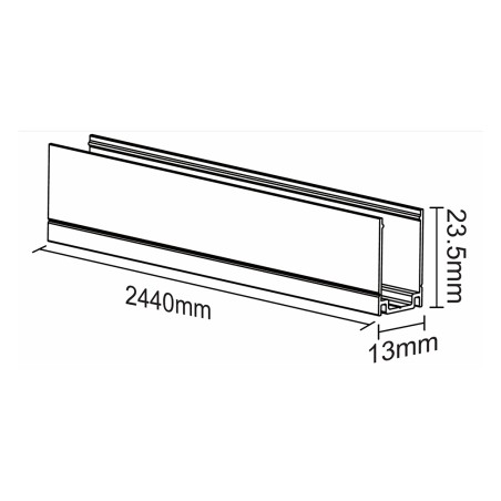 FULLWAT - NL-1120H-PF-AL. Perfil de aluminio para Neón LED de la serie NL-1120H-*