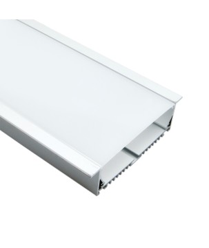 FULLWAT - ECOXG-100E-2.  Profil encastrable en aluminium  anodisé - 2000mm - IP40