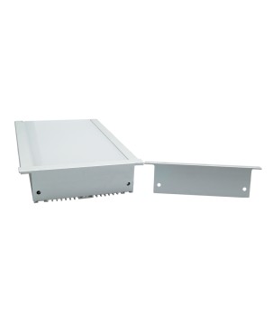 FULLWAT - ECOXG-100E-2.  Profil encastrable en aluminium  anodisé - 2000mm - IP40