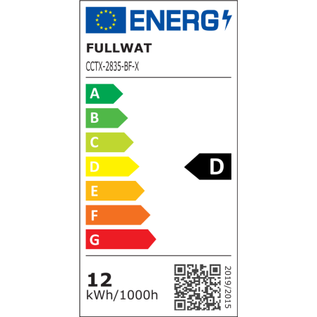 FULLWAT - CCTX-2835-BF-X. LED-Streifen  professionell. 6500K - Kaltweiß - 24Vdc - 1560 Lm/m - IP20