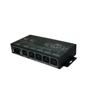 FULLWAT - KOMDMX-SPL4. Distribuidor de señal DMX512 splitter de 4 canales - 100 ~ 240 Vac