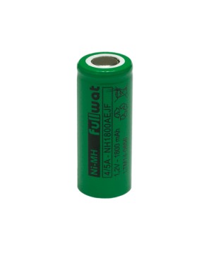 FULLWAT - NH1800AEJF. Batería recargable cilíndrica de Ni-MH. Modelo 4/5A. 1,2Vdc / 1,800Ah