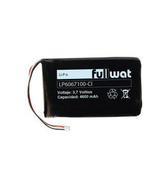 FULLWAT - LP6067100. Bateria recarregável prismática de Li-Po. 3,7Vdc / 4,600Ah