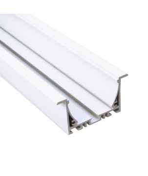 FULLWAT - ECOXG-50E-2-BL. Aluminum profile  for recessed mounting. White.  2000mm