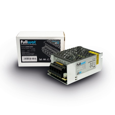 FULLWAT - LUXOR-025P5.  Alimentatore a commutazione 25W. 90 ~ 264 Vac - 5Vdc / 5A