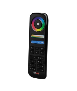 FULLWAT - LENNY-MD-089N. Mando a distancia color negro para 8 zona(s). DIM | CCT | RGB | RGBW | RGBWW