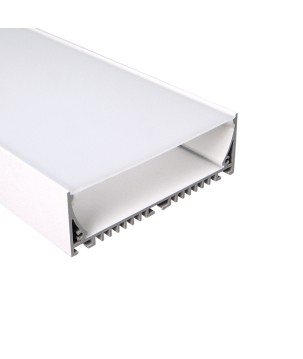 FULLWAT - ECOXG-100S-2-BL.  Profil de surface en aluminium  blanc - 2000mm - IP40