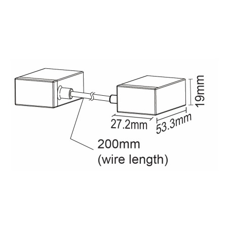 FULLWAT - NL-1120H-JOIN-I. Conector de unión para Neón LED de la serie NL-1120H-B*