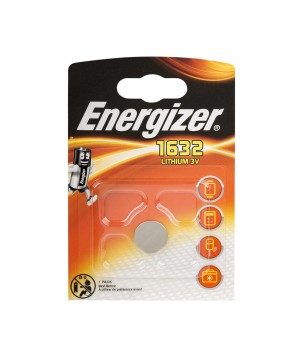 ENERGIZER - CR1632E. Pila de litio en formato botón. 3Vdc