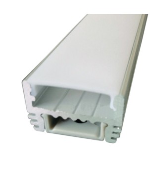 FULLWAT - ECOX-16S-2. Perfil de aluminio de superficie anodizado - 2000mm - IP40