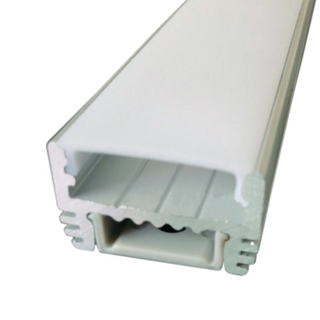 FULLWAT - ECOX-16S-2. Perfil de aluminio de superficie anodizado - 2000mm - IP40