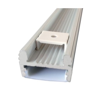 FULLWAT - ECOX-16S-2. Perfil de aluminio de superficie anodizado - 2000mm - IP40