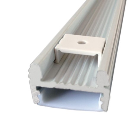 FULLWAT - ECOX-16S-2. Perfil de aluminio de superficie anodizado - 2000mm - IP40