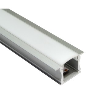 FULLWAT - ECOX-15E-2.  Perfil de alumínio de embutir anodizado - 2000mm - IP40