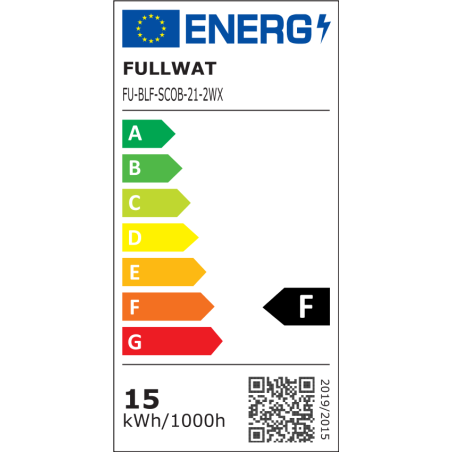 FULLWAT - FU-BLF-SCOB-21-2WX. Tira de LED scob. 2100K - Blanco extra-cálido . 24Vdc - 1875 Lm/m - IP67