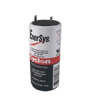 ENERSYS - 0850-0004. Batería recargable de Plomo ácido de tecnología AGM-VRLA. Serie Cyclon. 2Vdc / 8Ah