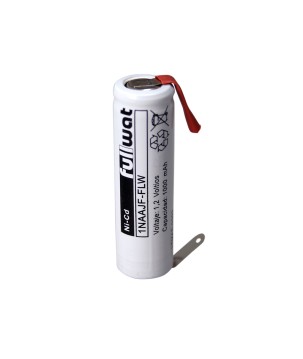 FULLWAT - 1NAAJF-FLW. Ni-Cd cylindrical rechargeable battery. AA model . 1,2Vdc / 1,000Ah