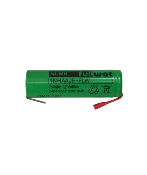 FULLWAT - 1NHAAJF-FLW. Ni-MH cylindrical rechargeable battery. AA model . 1,2Vdc / 2,200Ah