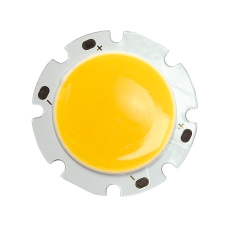 FULLWAT - COB-3W-4K0-D28.  Natural white LED diode / 3800 ~ 4200K "Round COB" package. 10Vdc / 0,300A