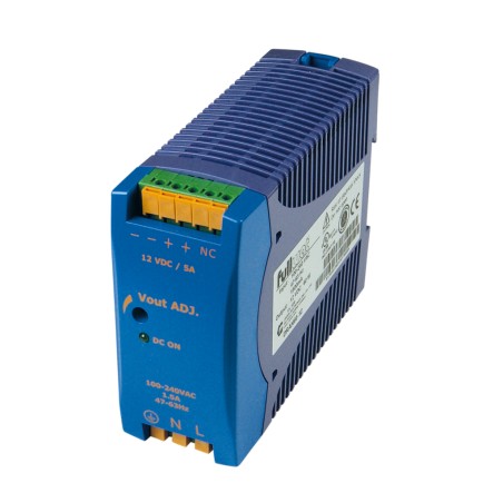 FULLWAT - DRAN60-12.  Schaltnetzteil von 60W. 85 ~ 264  Vac  - 12Vdc  / 5A