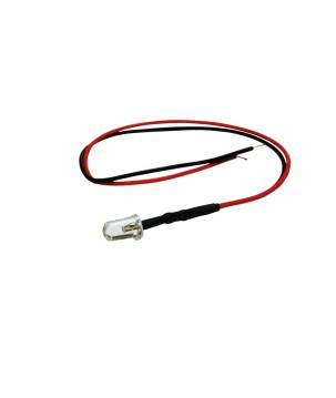 FULLWAT - LED5MC-12V-RO-IN. Diodo LED color Rojo con cápsula de tipo "5 mm". 12Vdc / 0,020A