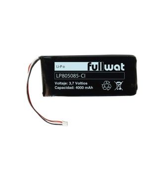 FULLWAT - LP805085-CI. Batería recargable prismática de Li-Po. 3,7Vdc / 4,000Ah