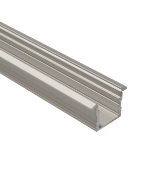 FULLWAT - ECOX-15E-3-LZO.  Profil encastrable en aluminium  anodisé - 3000mm - IP40