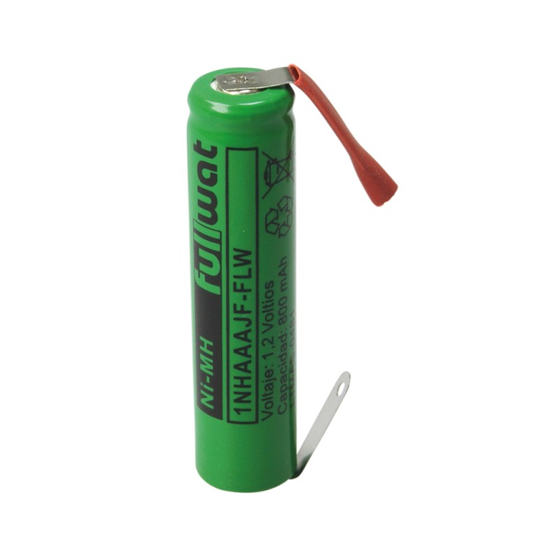 FULLWAT - 1NHAAAJF-FLW. Wiederaufladbare Batterie (Akku) zylindrisch von Ni-MH. Modell AAA. 1,2Vdc / 2,2Ah