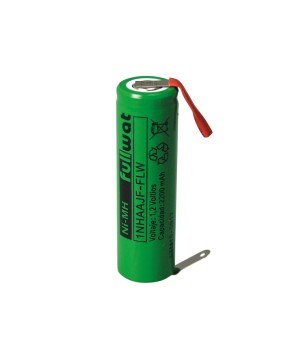 FULLWAT - 1NHAAJF-FLW. Ni-MH cylindrical rechargeable battery. AA model . 1,2Vdc / 2,200Ah