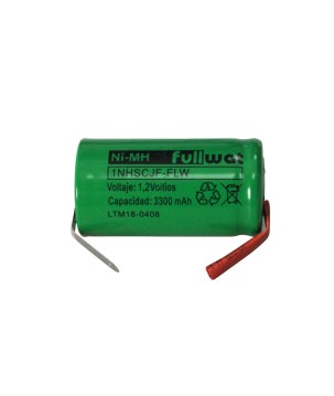 FULLWAT - 1NHSCJF-FLW. Batteria ricaricabile cilindrica  di Ni-MH.  Modello SC . 1,2Vdc  / 3,300Ah