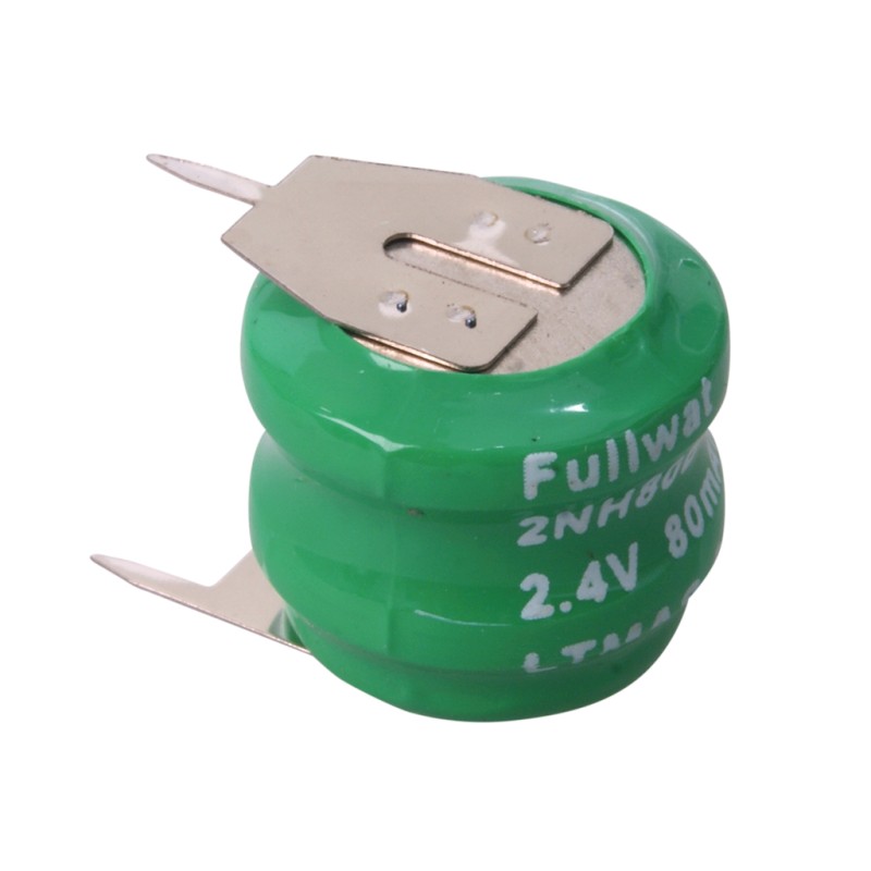 FULLWAT - 2NH80BJP3. Bateria recarregável em formato  pack de Ni-MH. 2,4Vdc / 0,080Ah