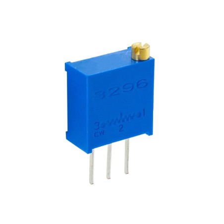 TRIMMER - 3296W104. Potentiometer líneal multivuelta of 0,5W  and 100KΩ