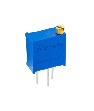 TRIMMER - 3296Y100. Potentiometer líneal multivuelta of 0,5W  and 0,01KΩ