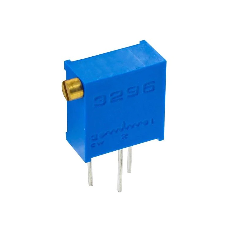 TRIMMER - 3296Z101. Potentiometer líneal multivuelta of 0,5W  and 0,1KΩ