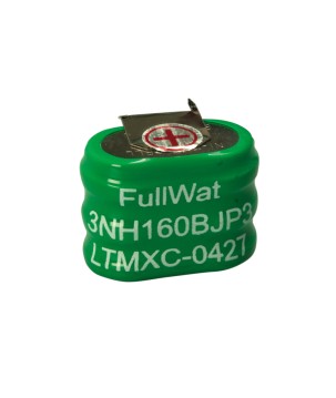 FULLWAT - 3NH160BJP3. Bateria recarregável em formato  pack de Ni-MH. 3,6Vdc / 0,160Ah