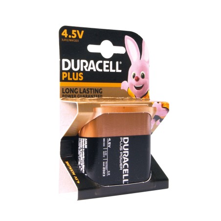 DURACELL - 3R12ALKD-NE. Pile alcaline format plate / 3R12. 4,5Vdc