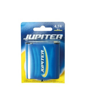 JUPITER - 3R12J-NE. Batterie saline im flachbatterie Format / 3R12. 4,5Vdc
