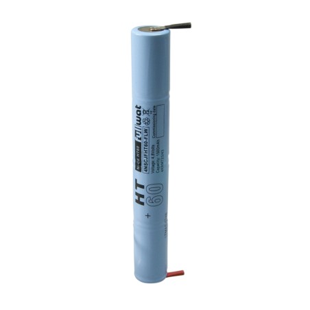 FULLWAT - 4NSCJFHT60-FLW. Batteria ricaricabile pack  di Ni-Cd. 4,8Vdc  / 1,500Ah