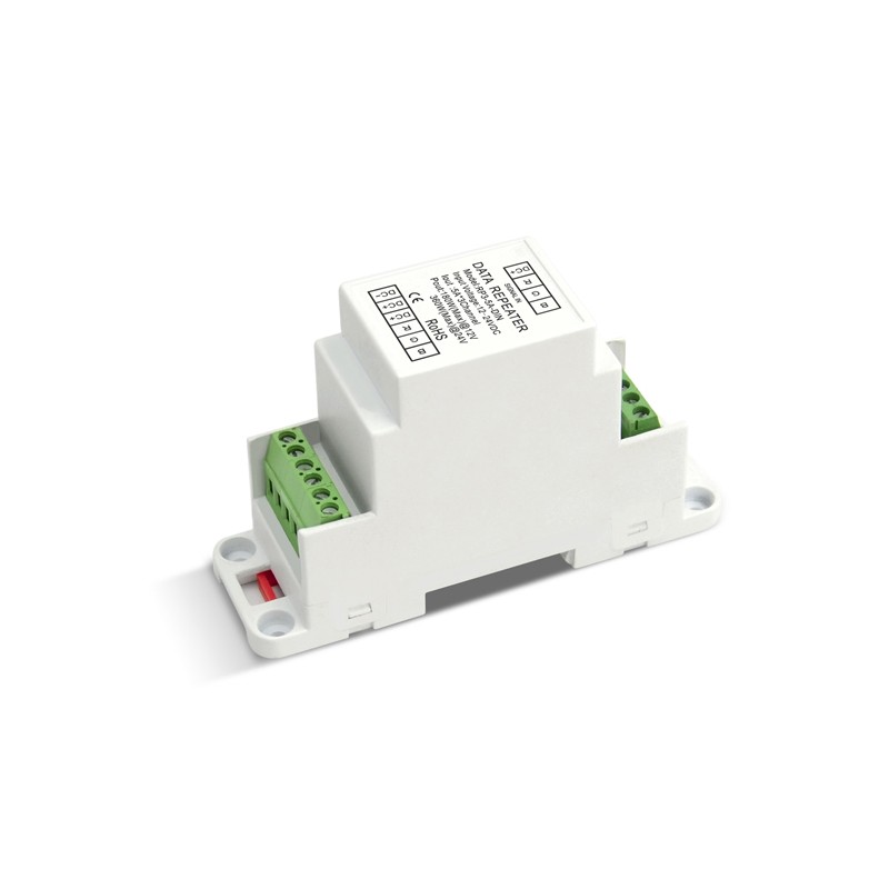 EUCHIPS - AMPLEX-3CV-DIN. Amplificador de potencia de  12 ~ 24Vdc. PWM - 3 canal(es) x 5A