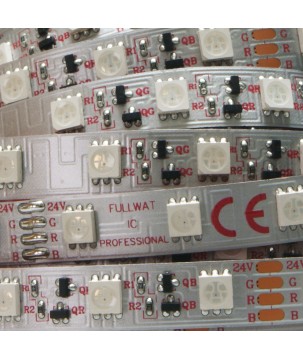 FULLWAT - CCTX-5060-RGB-X. Striscia LED professionale- RGB- 24Vdc- 492 Lm/m