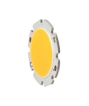 FULLWAT - COB-3W-3K0-D28. Diode LED Blanc chaud / 2800 ~ 3200K type "COB circulaire". 10Vdc / 0,300A
