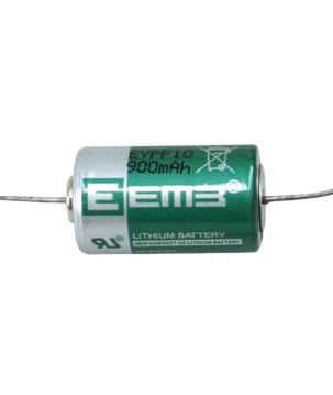 EEMB - CR14250BL-AX.Bateria de lítio cilíndrica de Li-MnO2. Modelo CR14250. 3Vdc / 0,900Ah