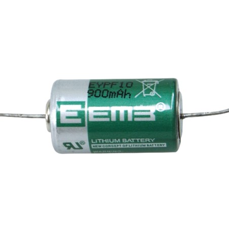 EEMB - CR14250BL-AX. Batteria al litio cilindrica di Li-MnO2. Modello CR14250. 3Vdc / 0,900Ah