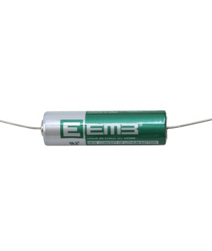 EEMB - CR14505BL-AX.Bateria de lítio cilíndrica de Li-MnO2. Modelo CR14505. 3Vdc / 1,800Ah