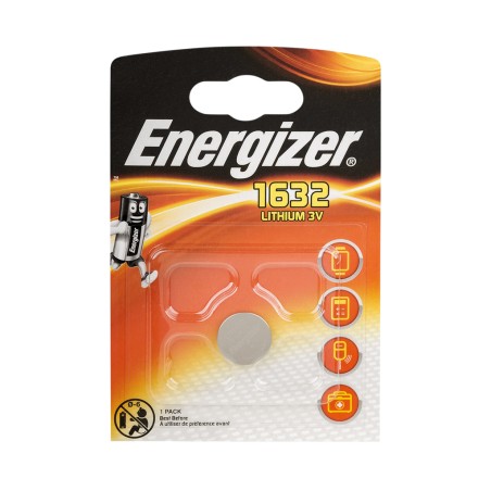 ENERGIZER - CR1632E. Pila de litio en formato botón. 3Vdc