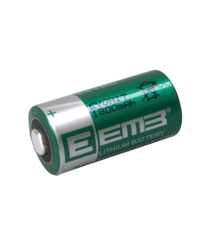 EEMB - CR17335BL-N.Bateria de lítio cilíndrica de Li-MnO2. Modelo CR17335. 3Vdc / 1,800Ah