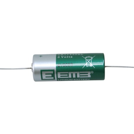 EEMB - CR17450BL-AX. Batteria al litio cilindrica di Li-MnO2. Modello CR17450. 3Vdc / 2,400Ah