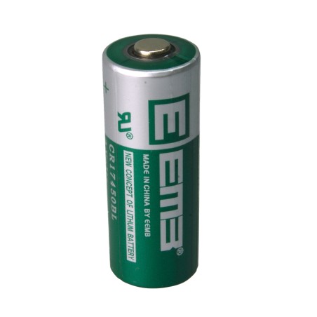 EEMB - CR17450BL-N.Bateria de lítio cilíndrica de Li-MnO2. Modelo CR17450. 3Vdc / 2,400Ah