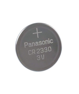 PANASONIC -  CR2330.  Pilha de lítio  em formato botão / CR2330. 3Vdc 